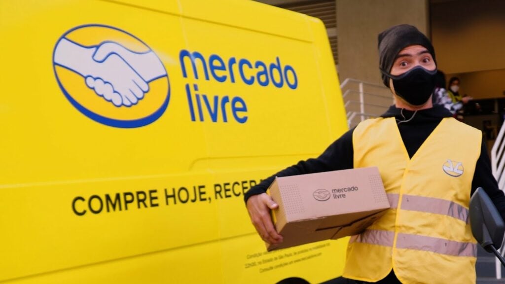 entregador do Mercado Livre