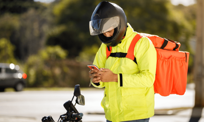 Aplicativo de entrega de moto